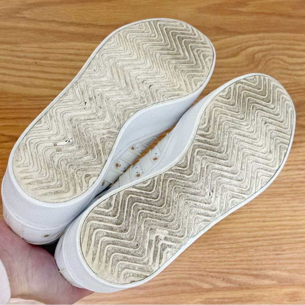 ADIDAS OPENING CEREMONY WHITE LEATHER FLORAL PRINT PLATFORM SNEAKERS SHOES - Picture 7 of 10